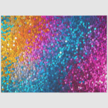 Kleurrijke Sequin Art Tissue Paper