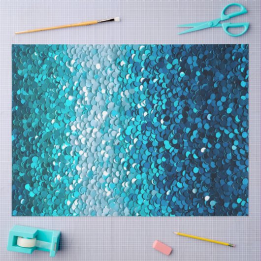 Kleurrijke Sequin Art Tissue Paper Tissuepapier (Craft)