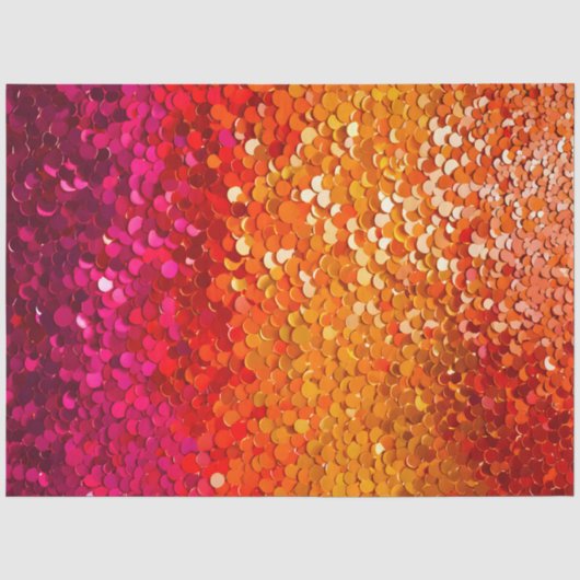 Kleurrijke Sequin Art Tissue Paper Tissuepapier (Voorkant)