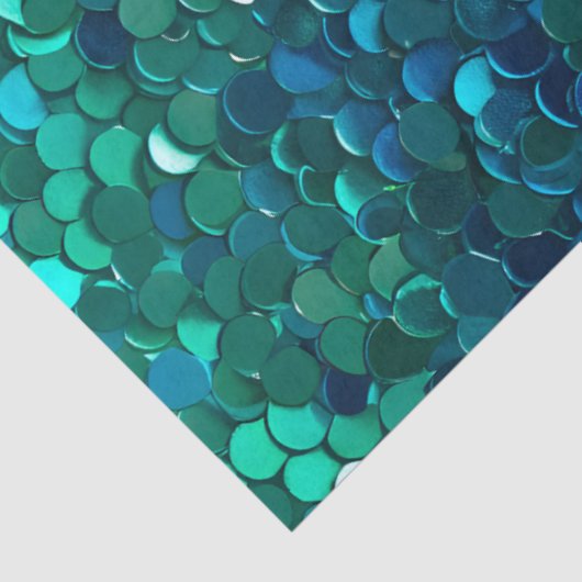 Kleurrijke Sequin Art Tissue Paper Tissuepapier (Detail)