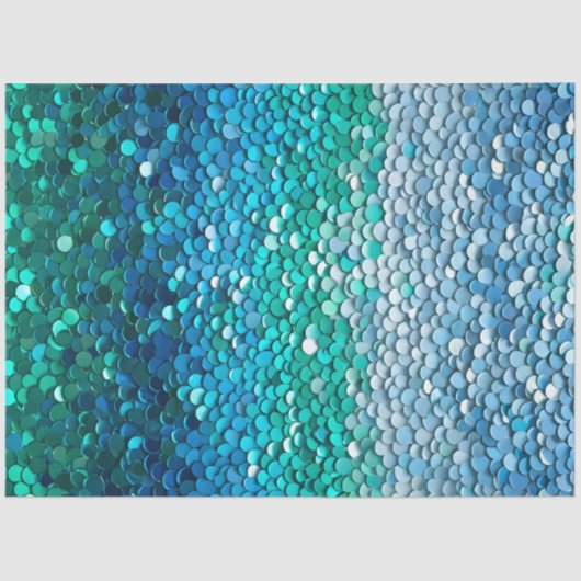 Kleurrijke Sequin Art Tissue Paper Tissuepapier (Voorkant)