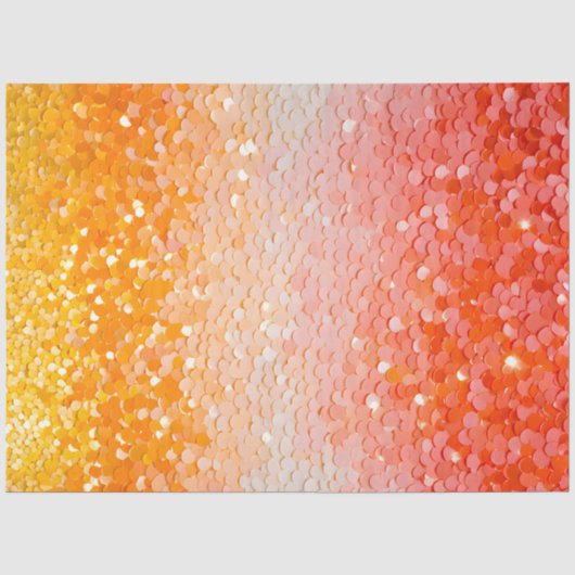 Kleurrijke Sequin Art Tissue Paper Tissuepapier (Voorkant)