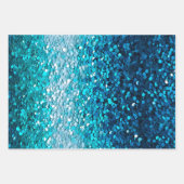 Kleurrijke Sequin Art Wrapping Paper Sheets (Voorkant 3)