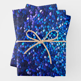Kleurrijke Sequin Art Wrapping Paper Sheets