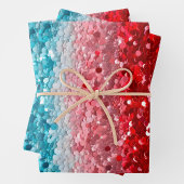 Kleurrijke Sequin Art Wrapping Paper Sheets