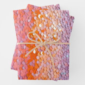 Kleurrijke Sequin Art Wrapping Paper Sheets