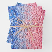 Kleurrijke Sequin Art Wrapping Paper Sheets