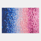 Kleurrijke Sequin Art Wrapping Paper Sheets (Voorkant)