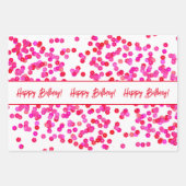 Kleurrijke Sequins en Streamers op maat Inpakpapier Vel (Voorkant 2)