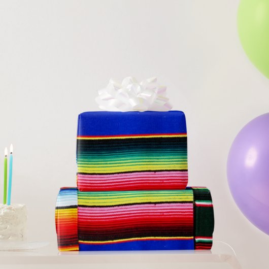 Kleurrijke serape strepen cadeaupapier (Feestgeschenken)