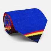 kleurrijke serape strepen stropdas (Opgerold)