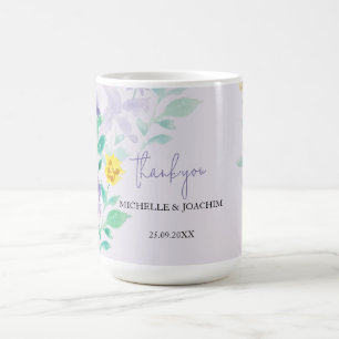 Kleurrijke Sering Boho Bloemig Waterverf Koffiemok