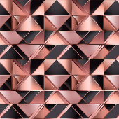 Kleurrijke servetten Roze goud glitters & Zwart