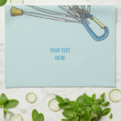 Kleurrijke set klimmende noten theedoek (Gevouwen)