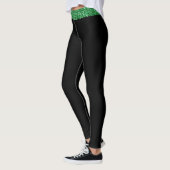 Kleurrijke Shamrock met Pinch Me Print Stretchy Leggings (Links)