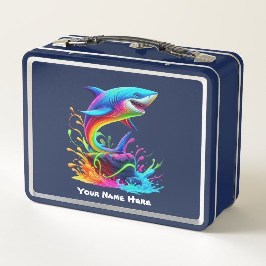 Kleurrijke Shark Splash (Achterkant)