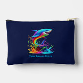 Kleurrijke Shark Splash Ritszak Etui (Achterkant)
