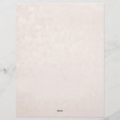 Kleurrijke Shell Border op Tan Briefhoofd (Achterkant)