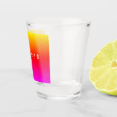 Kleurrijke Shot Glass Cheers - Verse kleuren Shot Glas (Rechts)