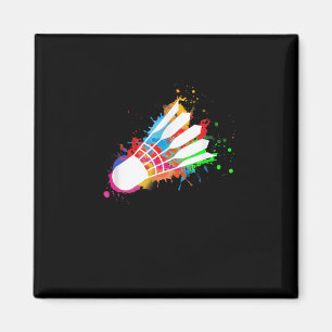 Kleurrijke Shuttle Badminton Magneet