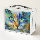 Kleurrijke Siamese kitten van dichtbij (Voorkant)