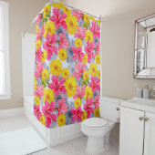 Kleurrijke sierlijke eye-catching douchegordijn