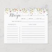 Kleurrijke sierlijke wilde Vrijgezellenfeest recep (Voorkant)