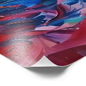 Kleurrijke silhouetten dansen foto afdruk (Hoek)