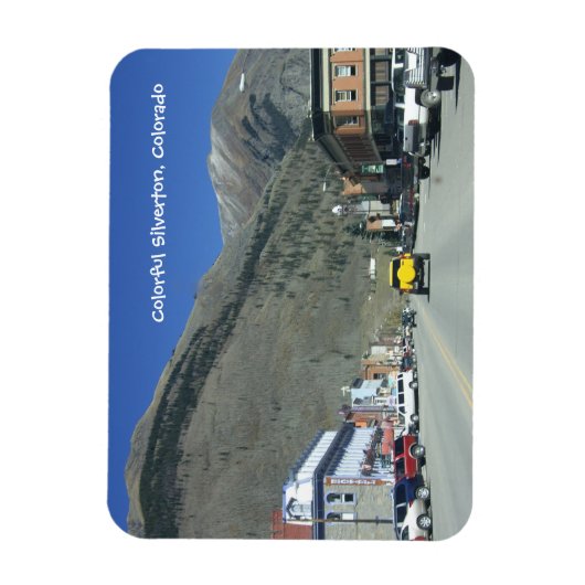 Kleurrijke Silverton, Colorado magneet (Verticaal)