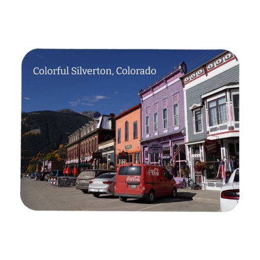 Kleurrijke Silverton, Colorado Magneet (Horizontaal)