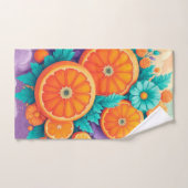 Kleurrijke sinaasappels bad handdoek (Handdoek)