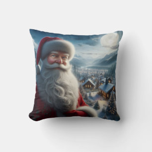Kleurrijke Sinterklaas Rust Voordat Doorgaan Kussen