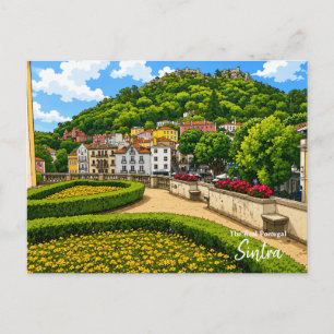 Kleurrijke Sintra-- Het Echte Portugal Briefkaart