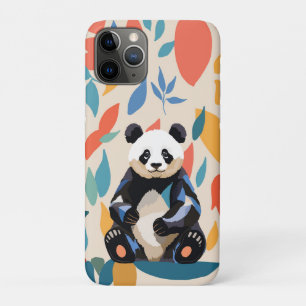 Kleurrijke Sitting Panda Beer Matisse geïnspireerd Case-Mate iPhone Case