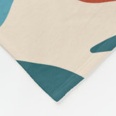 Kleurrijke Sitting Panda Beer Matisse geïnspireerd Fleece Deken (Hoek)