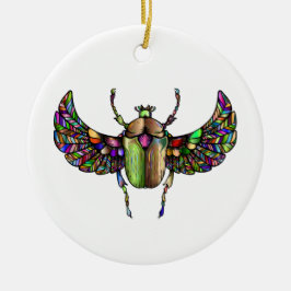 Kleurrijke sjab keramisch ornament