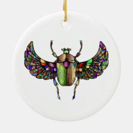 Kleurrijke sjab keramisch ornament