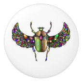 Kleurrijke sjab keramische knop (Voorkant)