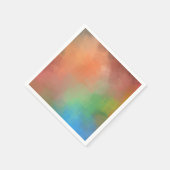 Kleurrijke Sjabloon Abstracte kunst Elegant Modern Servet (Hoek)