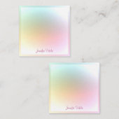 Kleurrijke Sjabloon handgeschreven tekst handgesch (Voorkant / Achterkant)