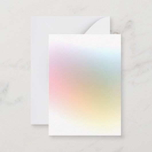 Kleurrijke Sjabloon legant handgeschreven monogram (Achterkant)