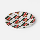 Kleurrijke skateboards - persoonlijke papieren Bor Papieren Bordje (Gekanteld)