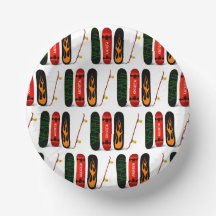 Kleurrijke skateboards persoonlijke papieren Bowls