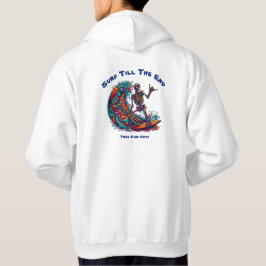 Kleurrijke Skeleton Surfer Hoodie