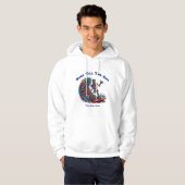 Kleurrijke Skeleton Surfer Hoodie (Voorkant volledig)