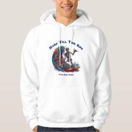 Kleurrijke Skeleton Surfer Hoodie