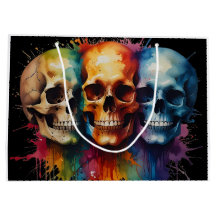 Kleurrijke Skull Art Vibrant Skulls