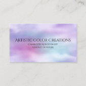 kleurrijke Sky Graphic Designer Visitekaartje (Voorkant)