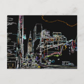 Kleurrijke skyline in Manhattan Briefkaart (Voorkant)