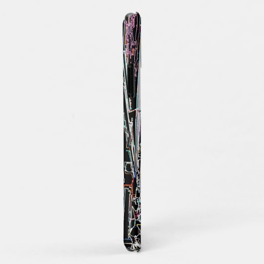 Kleurrijke skyline in Manhattan Case-Mate iPhone Case (Achterkant/rechts)